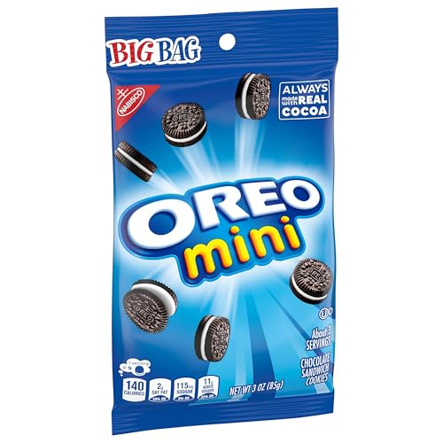 OREO MINIS CHOCOLATE SANDWICH COOKIES, 12 – 3 OZ BAGS