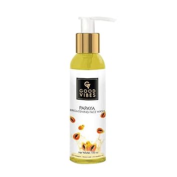 good vibes papaya foaming face wash