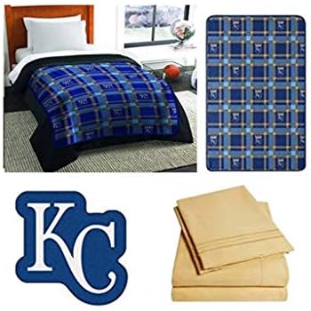 Amazon Com Northwest Mlb Kansas City Royals 6pc Twin Bedding Set