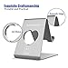 Adaker Cell Phone Stand,iPhone Dock,Desktop Cradle,Stand For Switch, All Android Smartphone,iPhone 6 6s 7 8 X Plus 5 5s 5c All-New Fire Tablet Charging, Phone Accessories Desk,Silver