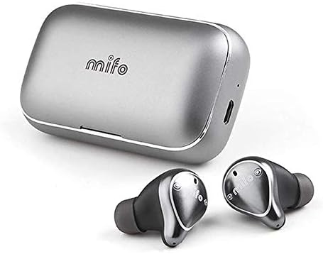 Centishop True Wireless Bluetooth Earbuds with Mic Mifo O5 Mini Bluetooth Headphones IPX7 Waterproof Sports Headset Hi-Fi Sound with 2600mAH Portable Charging Case