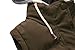 Cloudy Arch Women's Winter Outerwear Vests Detachable Hood Waistcoat