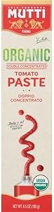 MUTTI Organic Double Concentrated Tomato Paste, 6.5 OZ