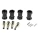 Rowiz 4pcs RC 1/10 Model Car Extended Wheel Hex Hub Aluminum Alloy Black