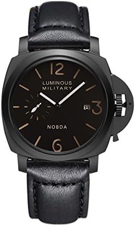Watches men Luxury Brand mens watches top brand luxury Leather Strap Sports Brown Army Military Quartz Watches (five)