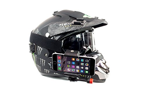 iPhone 4, 5, 6, Sticky Adhesive Helmet Camera Mount for POV Action Videos GoPro Compatible