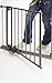 North States Supergate Slide-Step and Lock Open Gate, Burnished Steel