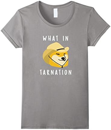 Women's What In Tarnation T Shirt Medium Slate