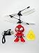 Mini Intelligent Children Flying RC Ball SpiderMan Small Yellow Man Captain America Led Flashing Light Aircraft Helicopter Infrared Induction Toy with Remote Controller - WDLLC