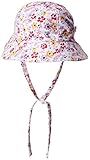 Zutano Baby Girls' Violetta Sunhat, White, 6 Months