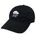 City Hunter C104 Rain Cloud Cotton Baseball Cap 9 Colors (Big Black)
