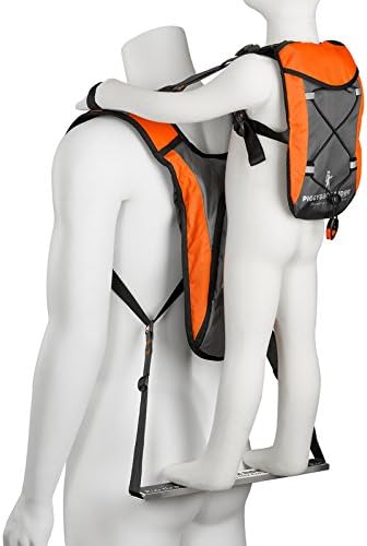 Piggyback Rider EXPLORER URBAN Model – Standing Child Toddler Carrier Backpack for Hiking Trails, Camping, Fitness Travel (Orange)