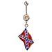 316L Surgical Steel Flag Navel Ring Belly Ring Body Jewelry