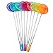Aneco 10 Pack Multicolor Telescopic Small Animals Nets Stainless Steel Catching Fishing Nets Extendable from 14.5 Inches to 33.8 Inches