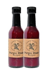 Image of Yampa Valley Sauce Purple Blaze Hot Sauce, 5 Ounces (30 Servings), Double Pack