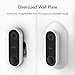 Aobelieve Wall Plate with 35-Degree Wedge for Nest Hello Video Doorbell, White