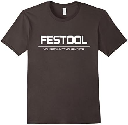 Mens Festool You Get What You Pay for T-shirt - Festool Shirt 2XL Asphalt