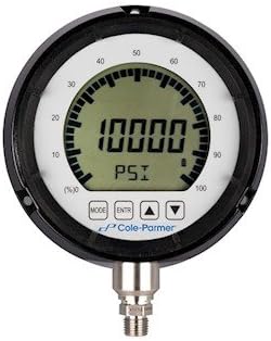 Cole-Parmer Datalogging Digital Vacuum Gauge, 30-0"Hg, 4-20 mA