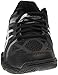 ASICS Women's Gel Court Control Volleyball Shoe, Black/Silver, 9 M US