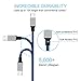 ONSON Android Charger Cable,3Pack 6FT Extra Long Nylon Braided High Speed 2.0 USB to Micro USB Charging Cord Fast Charger Cable for Samsung Galaxy S7/S6 Edge,Note 5/4,HTC,LG,Nexus (3Pack 6FT Blue)