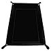 Harbor Loot Brand Black Dice Tray - Perfectly Sized at 8.5 x 11.25 Inches Unsnapped and 6.5 x 9.5 Snapped - Designed by Gamers - Packs Flat, Protects Your Table, and Keeps Dice Where They Belong