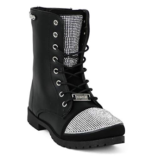bebe combat boots