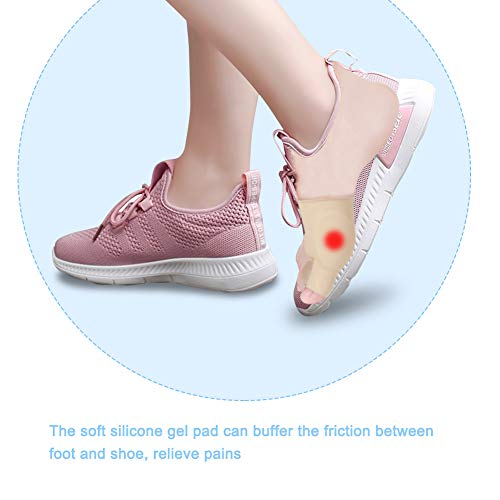 Doact Bunion Corrector Sleeve for Bunion Protector and Pain Relief, Orthopedic Gel Bunion Pad for Women Men Toe Splint Support for Hallux Valgus, Hammer Toes - Thumbnail 7