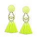 Misaky Fashion Tassel Chandeliers Drop Earrings (Yellow)