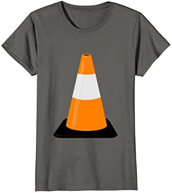 Womens Traffic Cone T-Shirt Large Asphalt