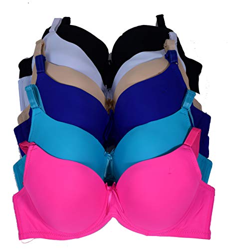 Viola's Secret Women Bras 6 Pack of Bra D Cup DD Cup (42DD)