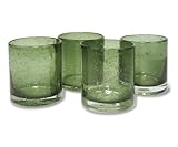 Artland Iris Double Old Fashioned Glasses, Sage, Set of 4
