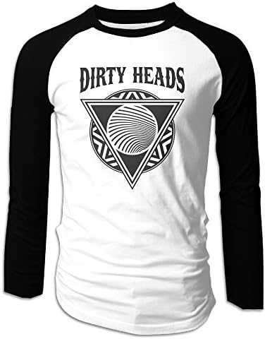 Dirty Heads Band Logo Black Athletic Baseball Tee