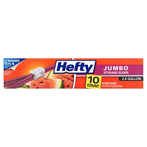 Hefty Jumbo Storage Slider Bags - Image 2