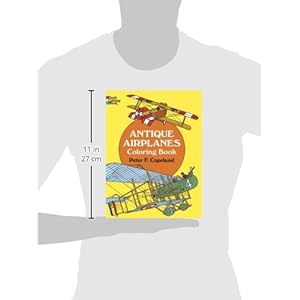 Antique Airplanes Coloring Book (Dover History Coloring Book)