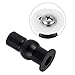 8Pack Toilet Seat Screws Universal Toilet Seats Fixing Kit Toilet Seat Fittings Black Blind Hole Fixings Expanding Rubber Top Nuts Screws Toilet Seats Nuts Hinges Replacement Tightening Kit 4 Pairs