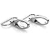 HI-BOOM Pack of 20 Metal 1 Inches Silvery Curved Lobster Clasps Swivel Trigger Clips Snap