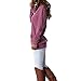 levaca Women Shirts Long Sleeve Shirts For Women Cowl Neck Sweatshirts Tunic Tops for Leggings Purple S V02