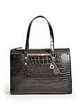 GUESS Women's Kingsville Croc-Embossed Tote