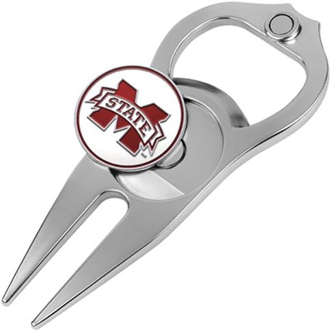 Hat Trick Openers 5-in-1 Divot Tool, Mississippi State Bulldogs