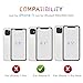SUPWALL iPhone 11 Case, 9H Tempered Glass Shock Absorption Anti-Scratch Mimics Shockproof Glass Back of iPhone Support Wireless Charging Cover for iPhone 11 Crystal Clear (6.1 inch)