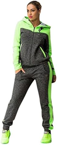 Kixing(TM Women Two Piece Set Hooded Sweatshirt Suits Tracksuits Sweatpants