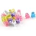 24 Pcs Assorted Color Plastic Mini Hair Clip Claw for Ladies