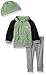 Gerber Baby Boy 3 Piece Micro Fleece Top, Pant and Cap Set