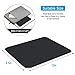 Mooseng, Hard Gaming Mouse Pad with Enhance Precision, Fast and Accurate Control, Smooth Plastic Surface and Flat Mouse Mat, Non-Slip Rubber Base Mousepad for Laptop, Computer & PC, Black