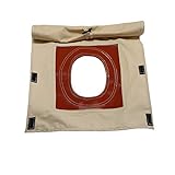 PlayDo Heavy Duty Fire Resistant Round Stove Jacket Hole Pipe Vent for 4 Season Camping Tent