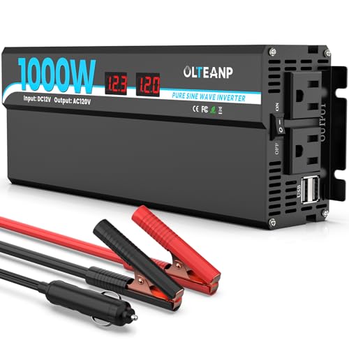 OLTEANP 1000W Pure Sine Wave Inverter