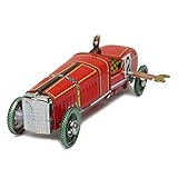 My Toots Vintage Wind Up Racing Car Model Clockwork Tin Toy Collectible Gift
