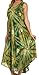 Sakkas 00831 Starlight Caftan Tank Dress / Cover Up - Avocado / Green - One Size