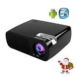 ICopter WIFI Android4.4 LED Projector 800x480 Home Theater 200’’ Portable Multimedia Private Cinema support 1080P HDMI TV VGA AV USB YPBPR for Business Meeting Movie Video