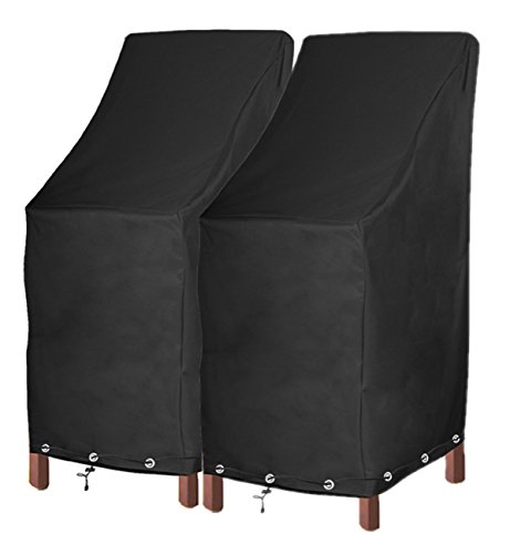 Patio Chair Cover, Bar Chair/Stool Cover, Stackable Chairs Cover – Premium Outdoor Furnitu ...